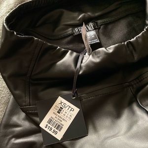 Revamped Faux Leather Leggings